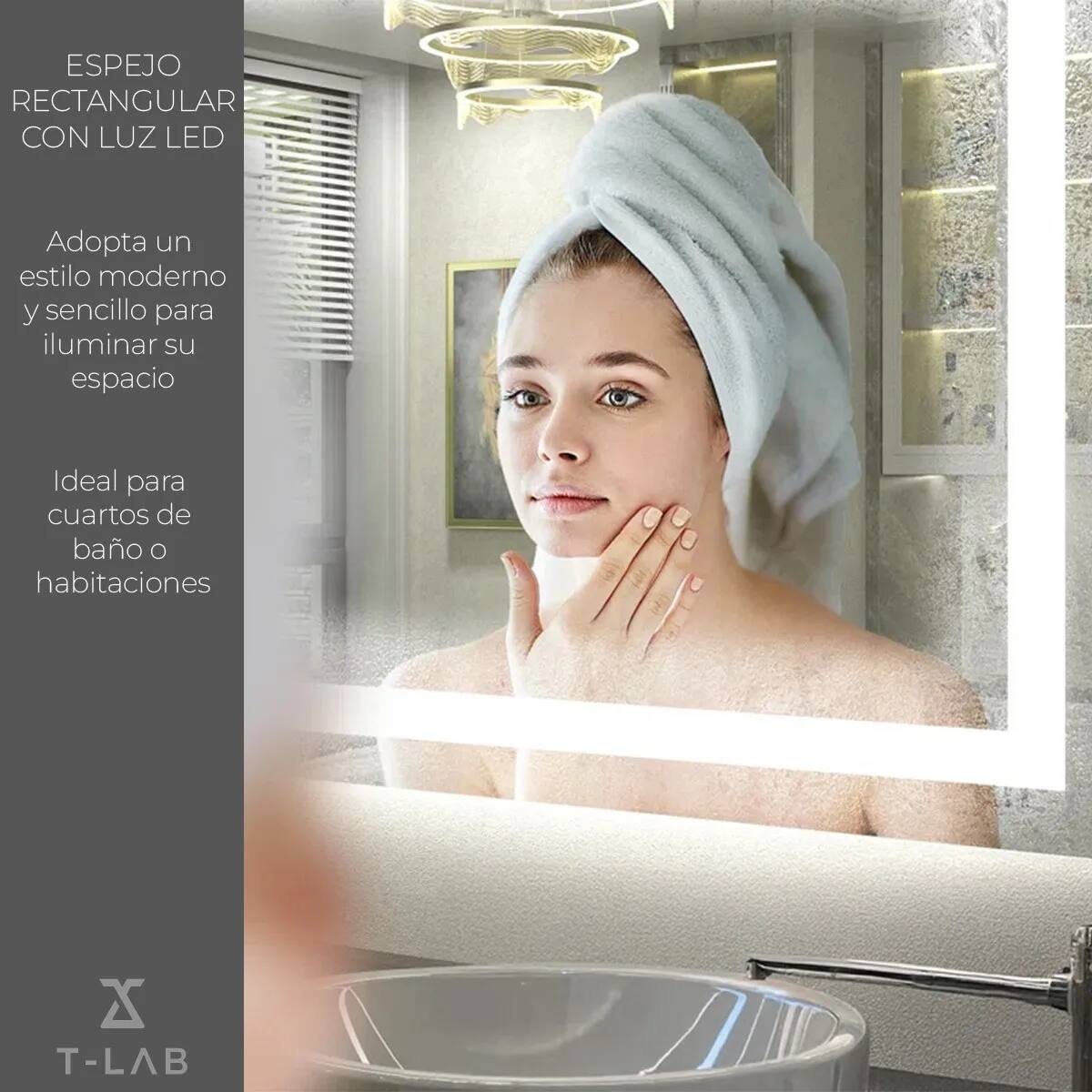 Espejo Luz Led Touch de la marca Renovashop | Captura Mercado Libre