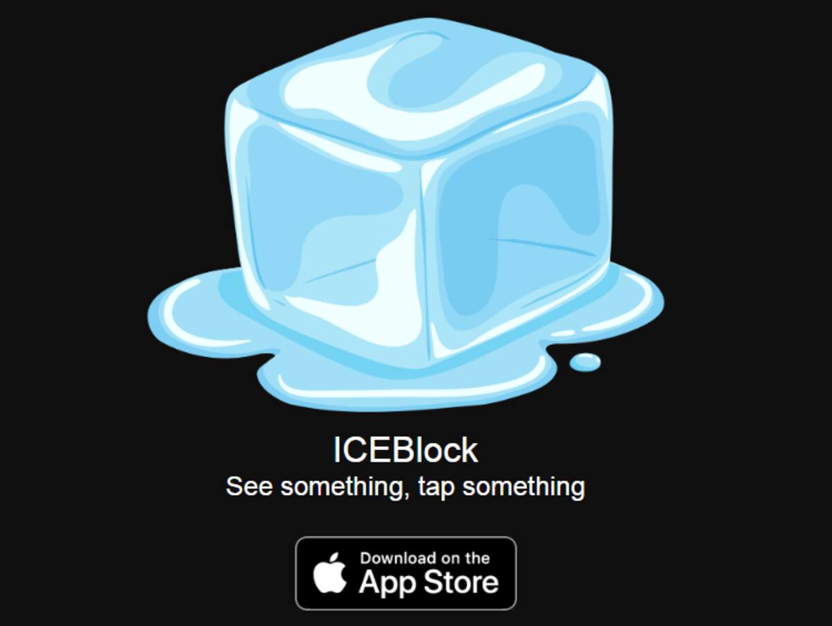ICEBlock, la aplicación que avisa en tiempo real gracias a alertas en donde estan loas agentes de ICE. / ICEBlock.