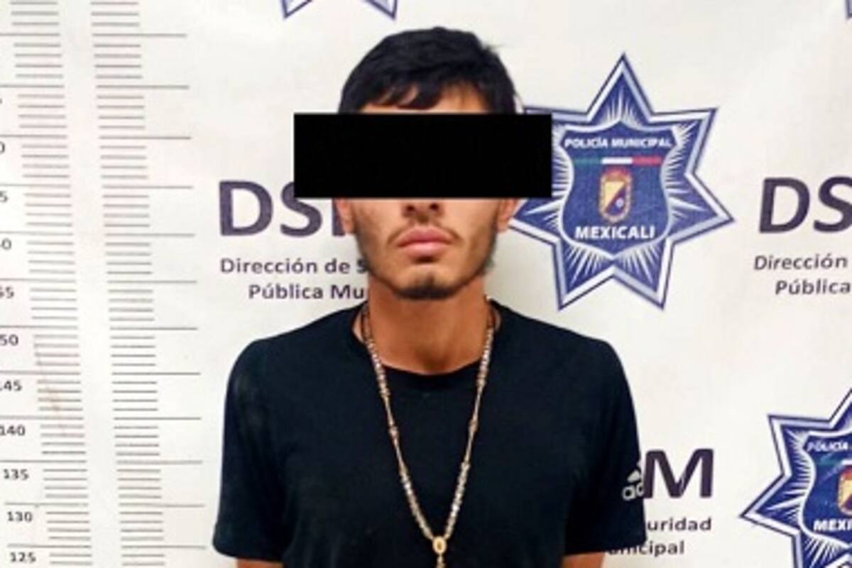 Sujeto es detenido por robo con violencia a una persona en el Infonavit Cucapah