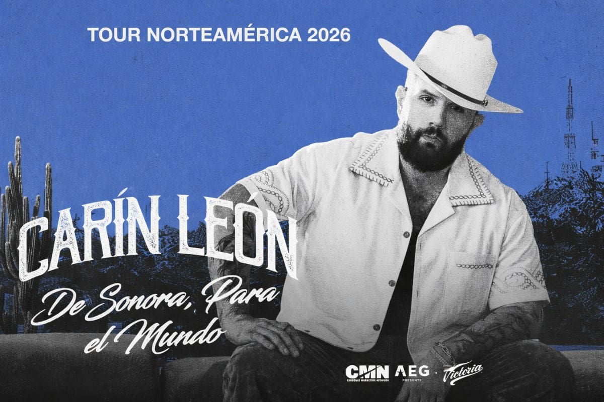 Carín León anuncia gira por Norteamérica; esta es su estrategia de venta de boletos para evitar revendedores y priorizar a sus verdaderos fans