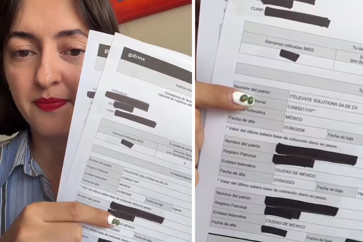 Una creadora de contenido pide revisar el historial del IMSS después de detectar que su hermana fue registrada como trabajadora de una empresa vinculada a DiDi México sin reconocer ninguna relación laboral