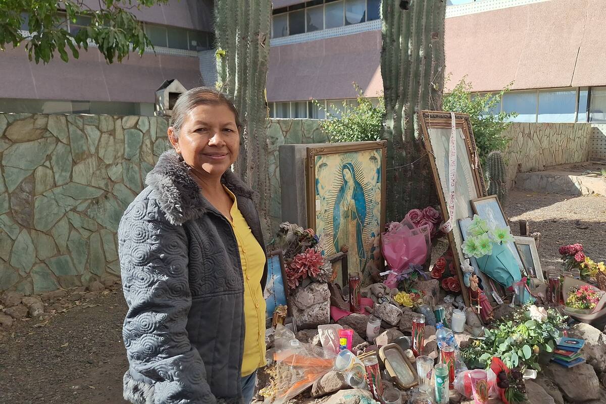 Confía Blanca en superar enfermedad con ayuda de “La Morenita”