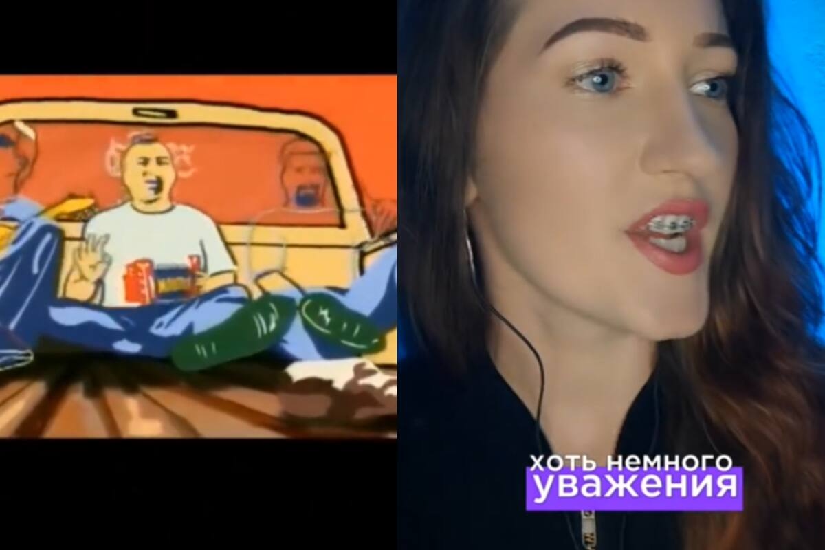 Mujer se viraliza en TikTok al cantar Frijolero de Molotov en ruso