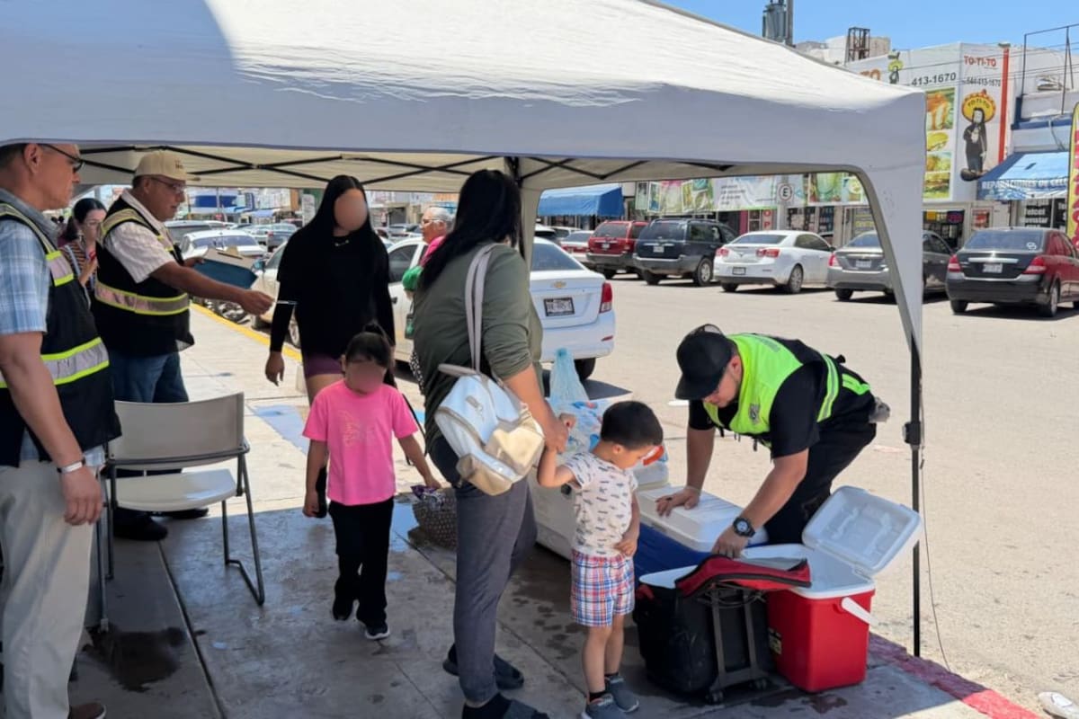 Refuerzan hidratación en Cajeme por calor