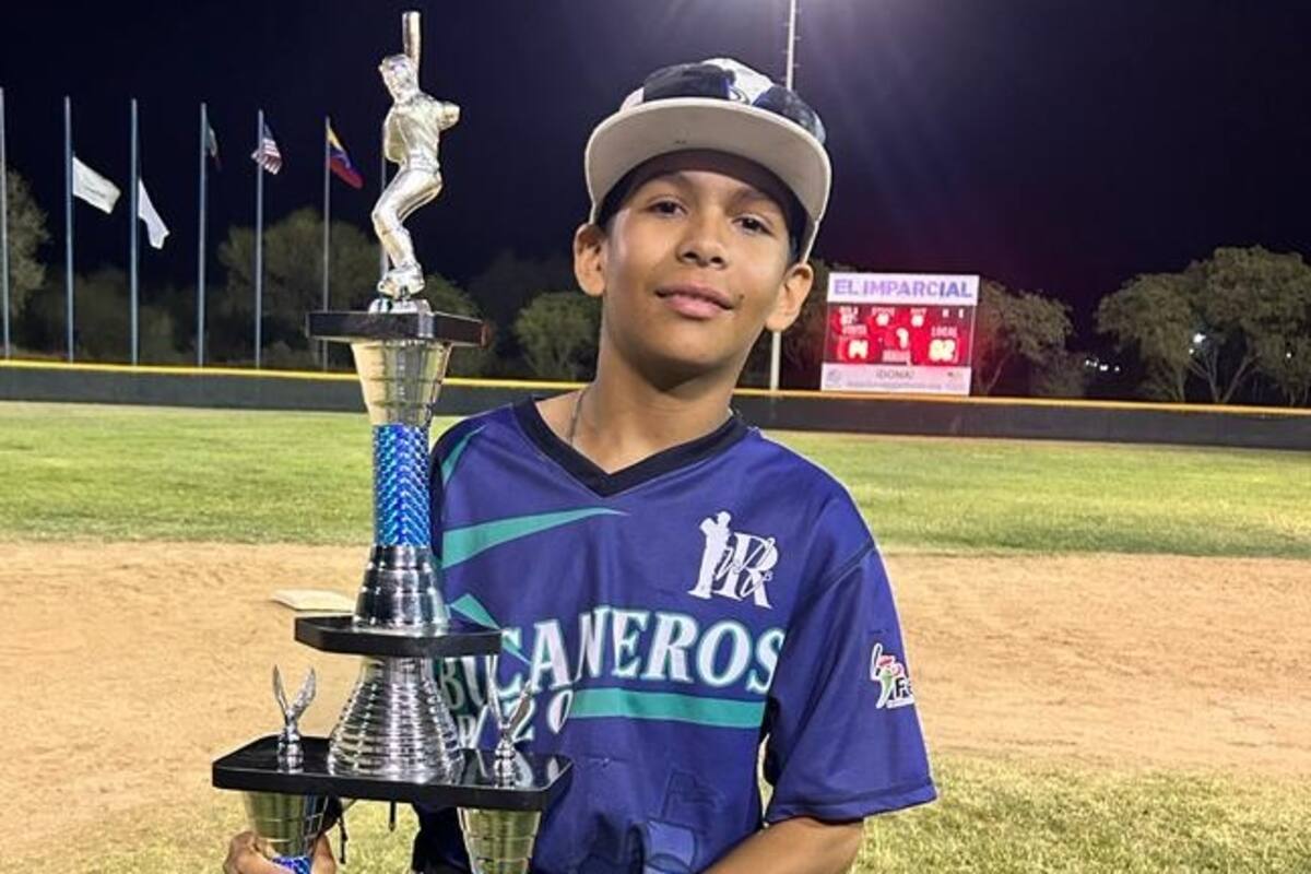 Tiene Gerónimo Pérez año deslumbrante en el beisbol infantil mexicano