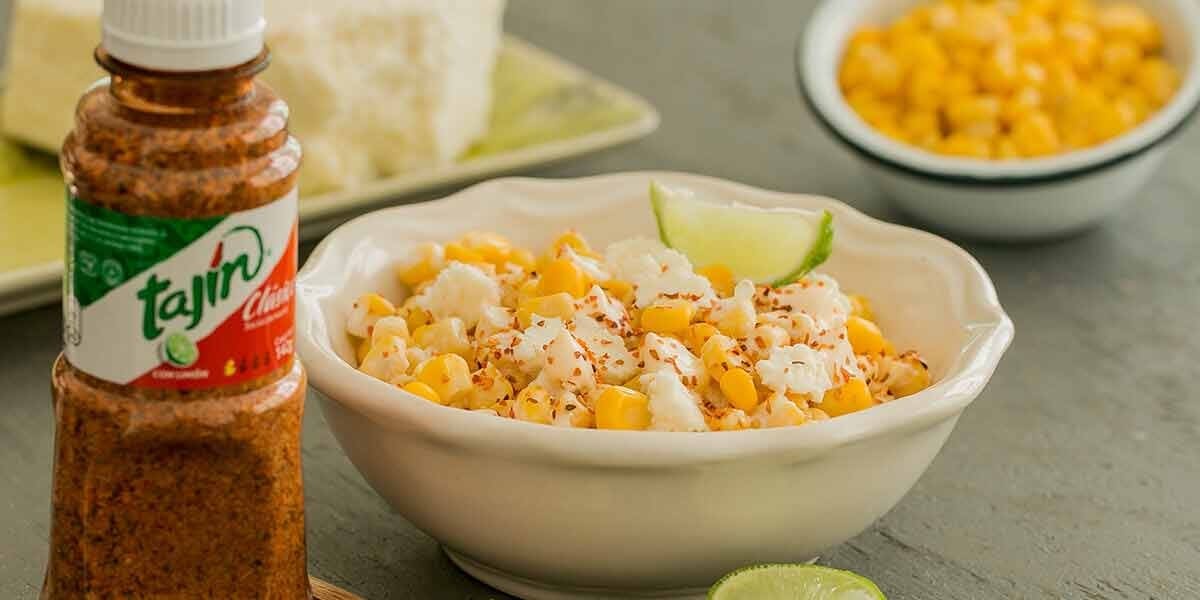 Tajín con elote. Foto: X