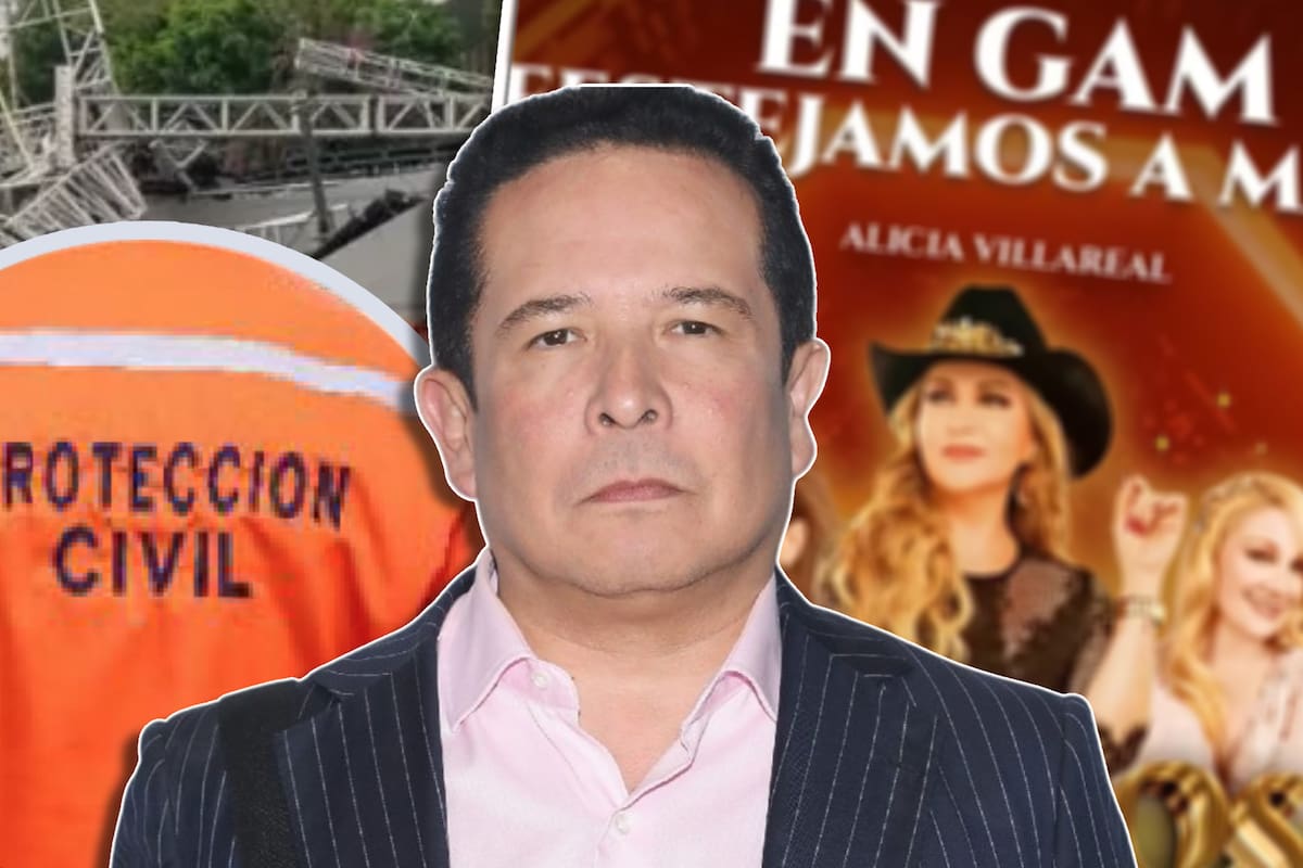 Gustavo Adolfo Infante explota contra protección civil tras desplome de escenario donde Alicia Villarreal iba a presentarse