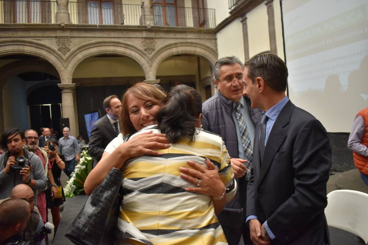 PGJ ofrece disculpa pública a Lorena González, quien pasó 6 años presa