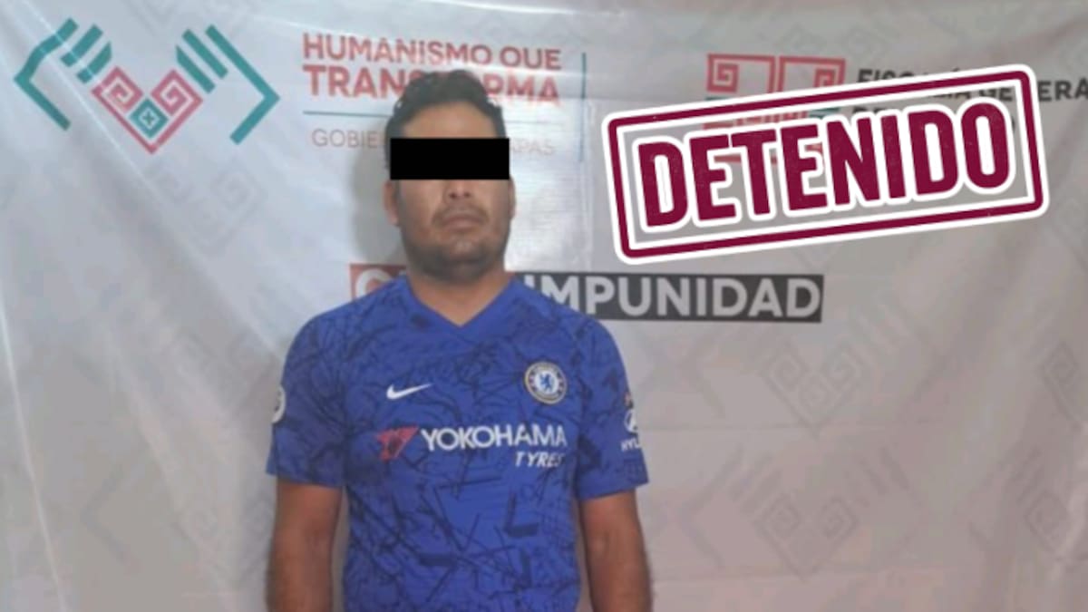 Detienen en Ocosingo a presunto agresor sexual: lo acusan de violación agravada contra una adolescente durante seis meses