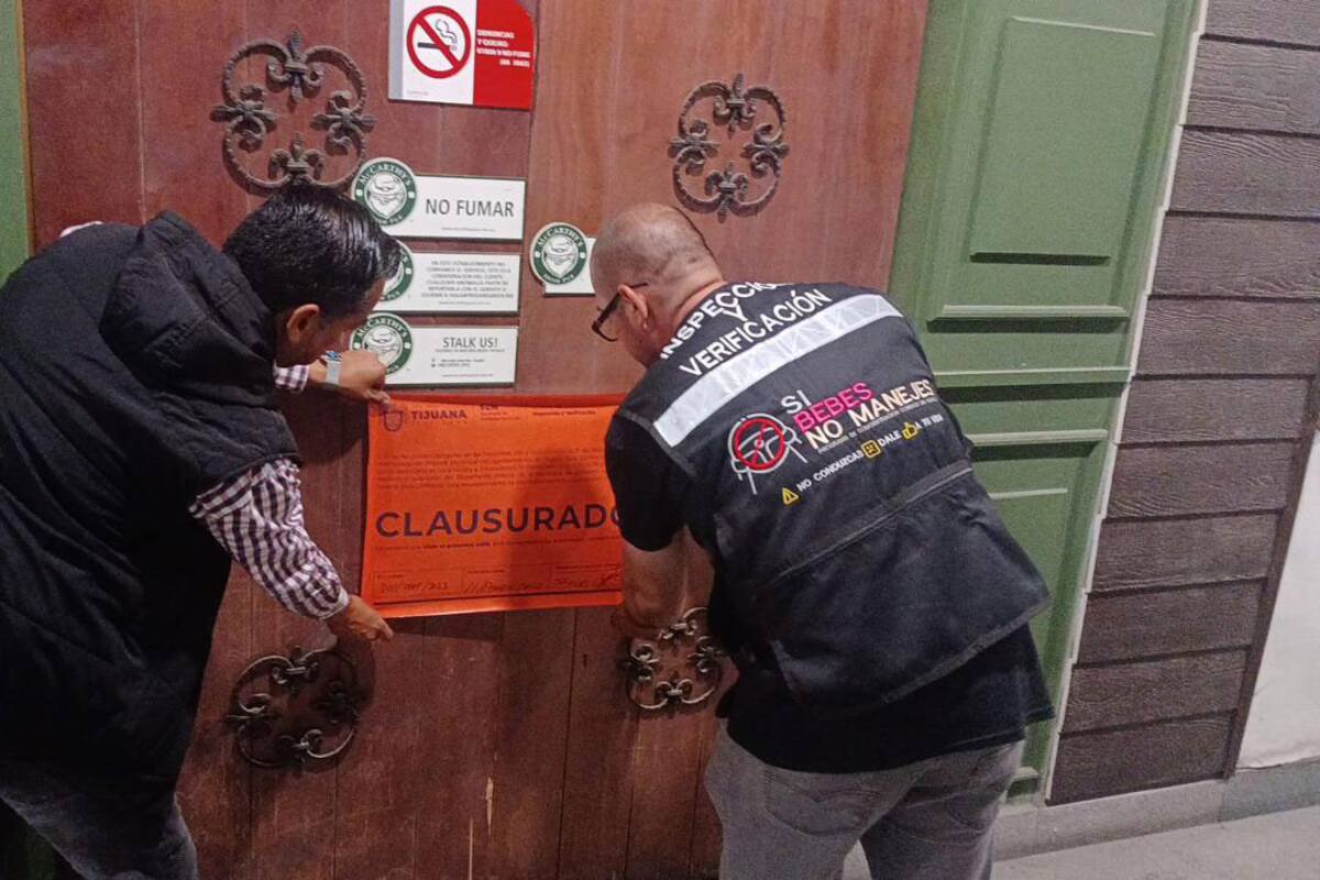 Clausuran 6 bares en Tijuana por incumplimiento de normatividad