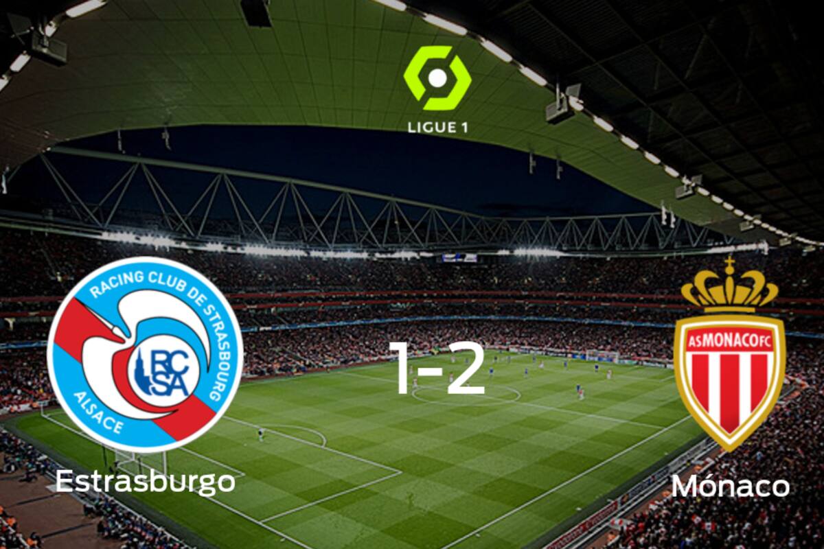 AS Mónaco se impone a Racing Estrasburgo y consigue los tres puntos (2-1)