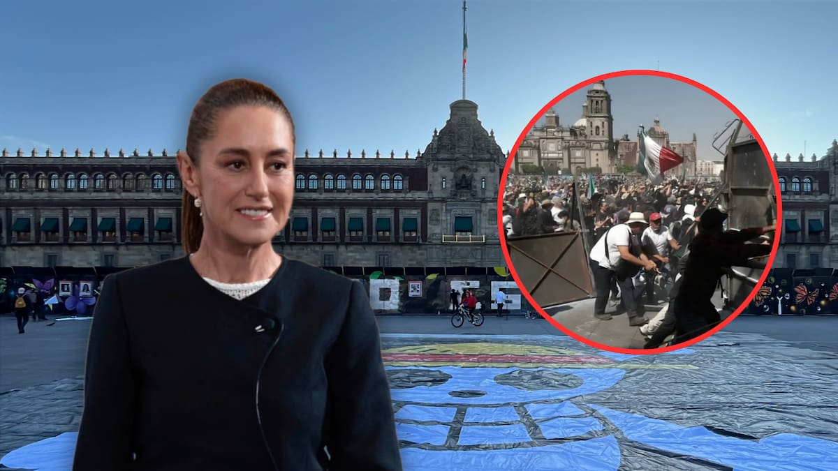 Gobierno federal reserva hasta 2030 el costo, contrato y empresa del blindaje instalado en Palacio Nacional durante la marcha de la Generación Z del 15 de noviembre tras clasificar la información como riesgo a la seguridad nacional y a la integridad de la presidenta Claudia Sheinbaum