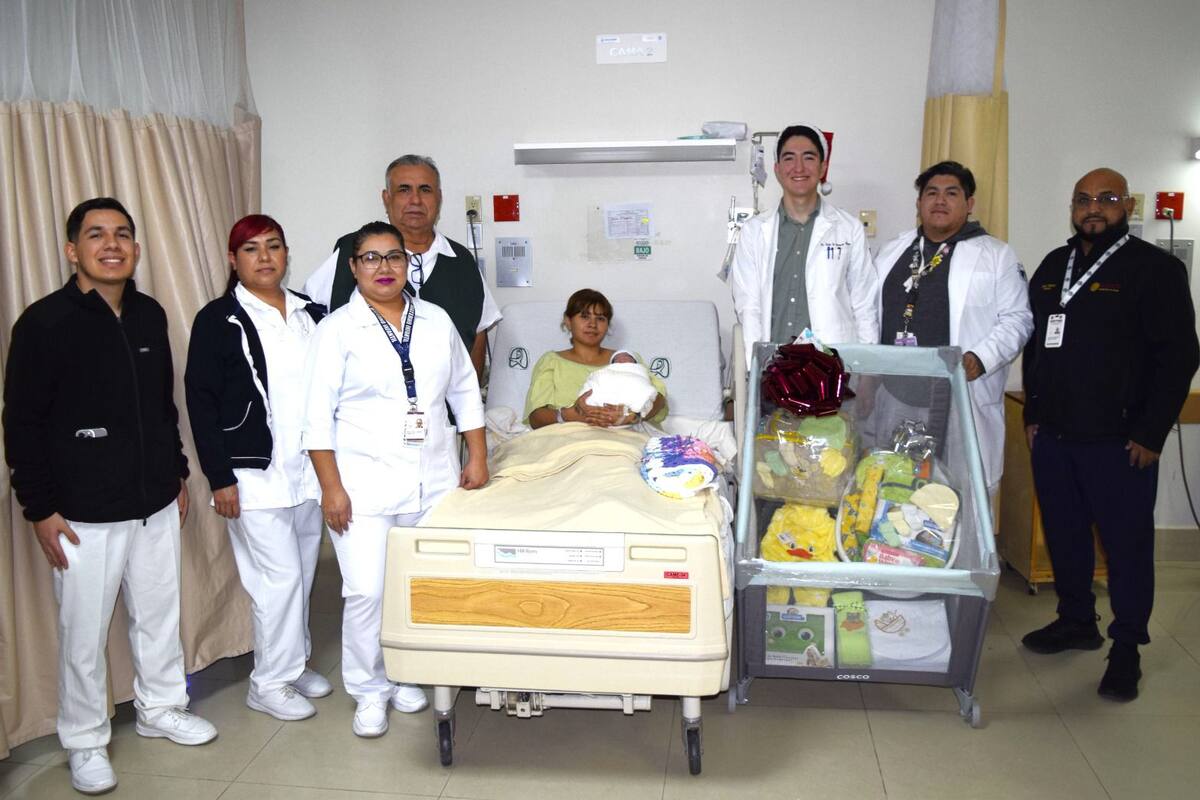 Reciben a Abel, primer bebé en nacer en Navidad