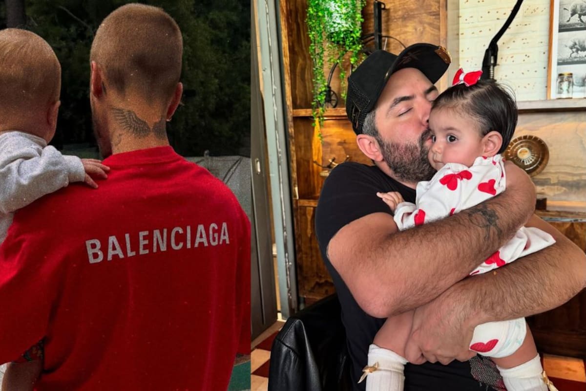 Famosos que celebran su primer Día del Padre este 2025