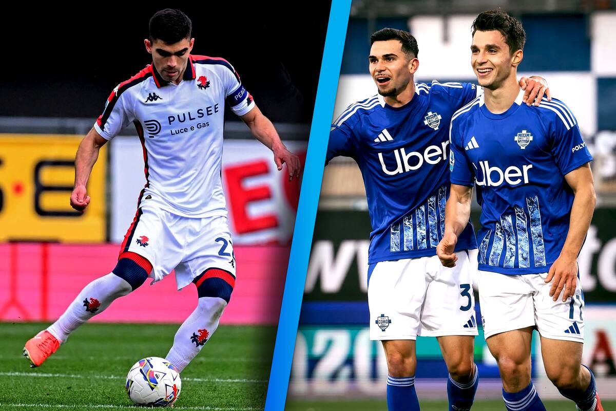 Johan Vásquez y el Genoa siguen en caída: nueva derrota ante Como 1907