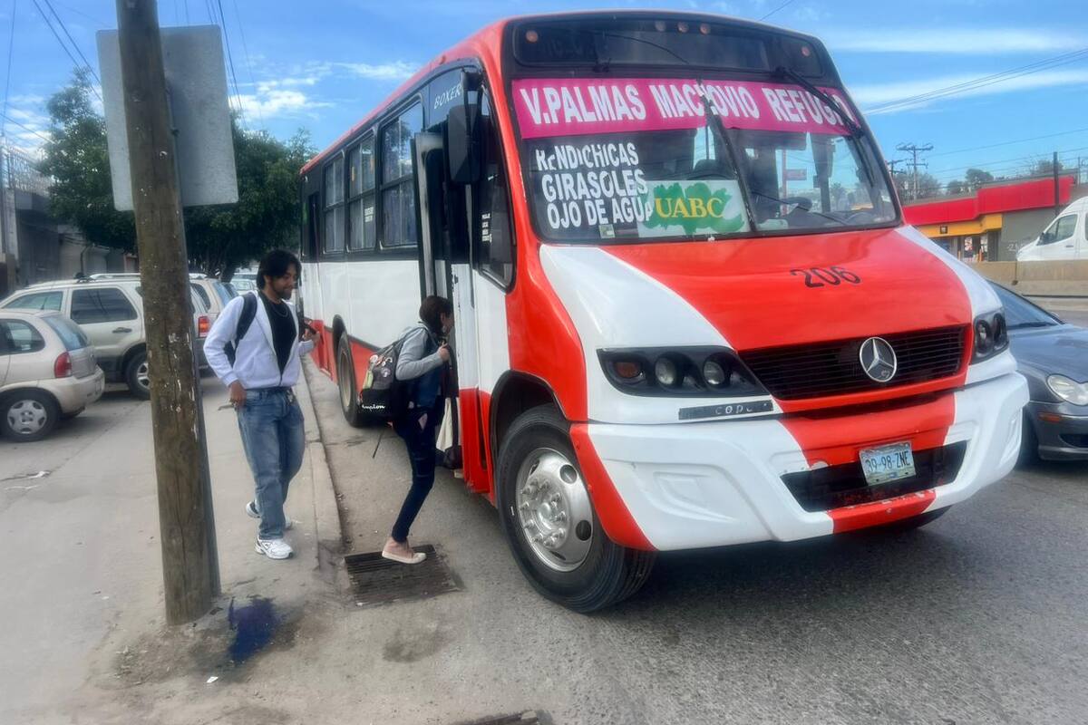 No subirá el transporte a enmascarados