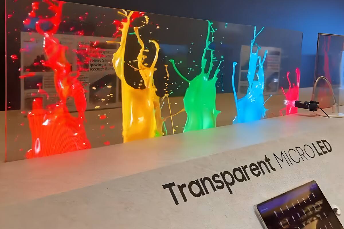 Samsung presenta la primera televisión transparente MicroLED en el CES 2024: ¿Cómo es?