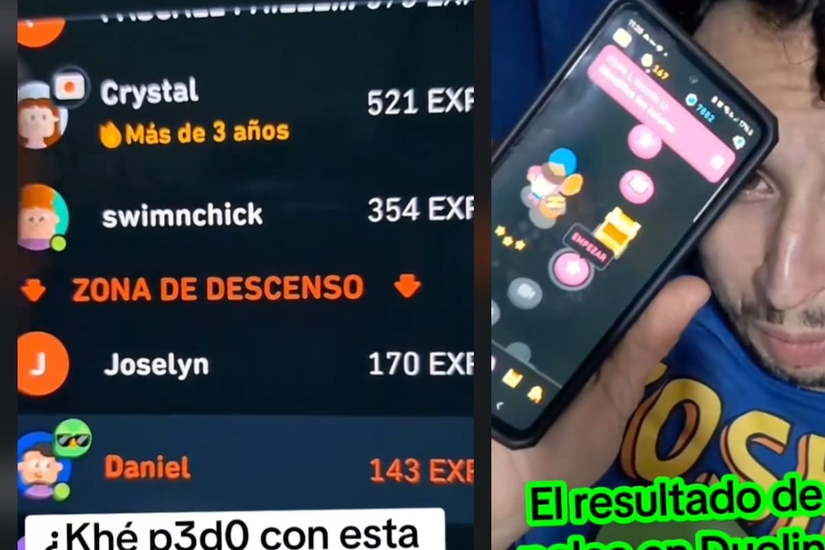 Hombre se viraliza por su reacción a la competencia en Duolingo