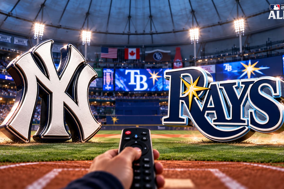 Yankees vs Rays: A qué hora y dónde ver EN VIVO el Juego 1 de la ALDS 2026