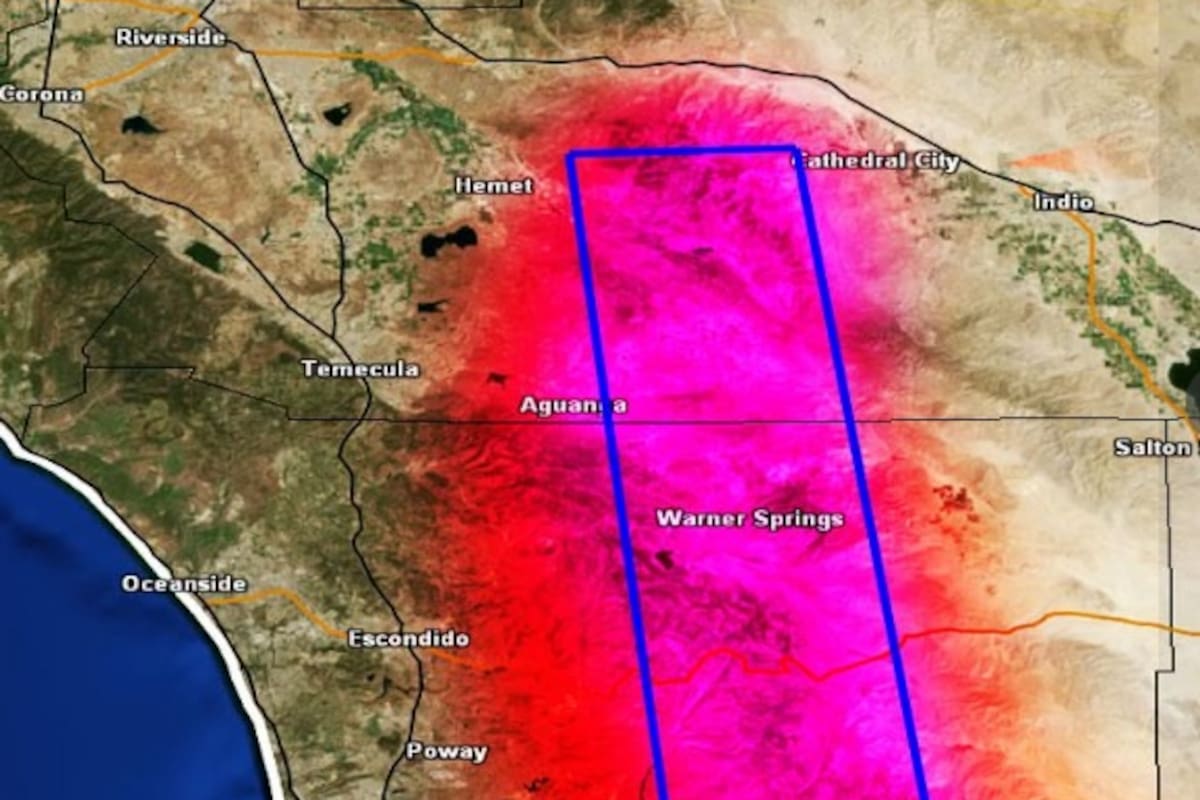 Alerta por tormentas fuertes alcanza el oeste del Valle Imperial; advierten viento, granizo e inundaciones