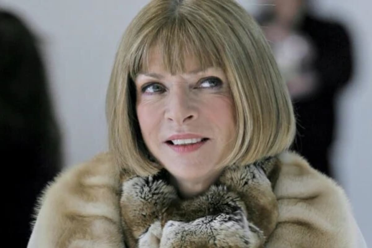 Anna Wintour hace home office en pants
