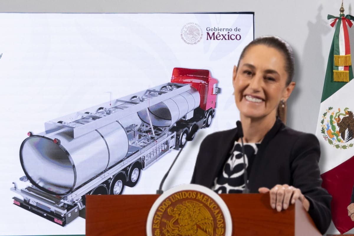 Sheinbaum impone código QR, control de velocidad y GPS a pipas: Las nuevas normas para el transporte y distribución de Gas LP en México
