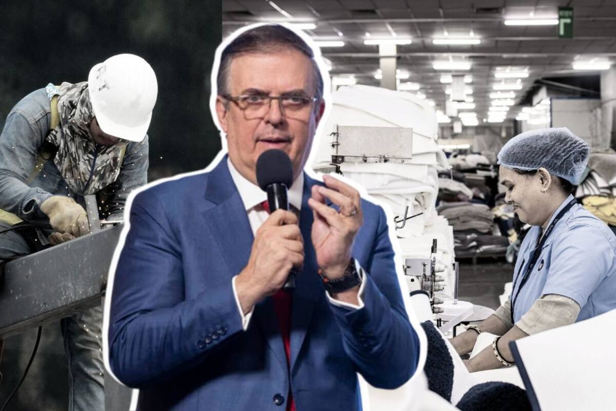 Ebrard revela desvío de 24 mil mdp por empresas que evadían impuestos; Gobierno refuerza controles en sectores textil, calzado y acero