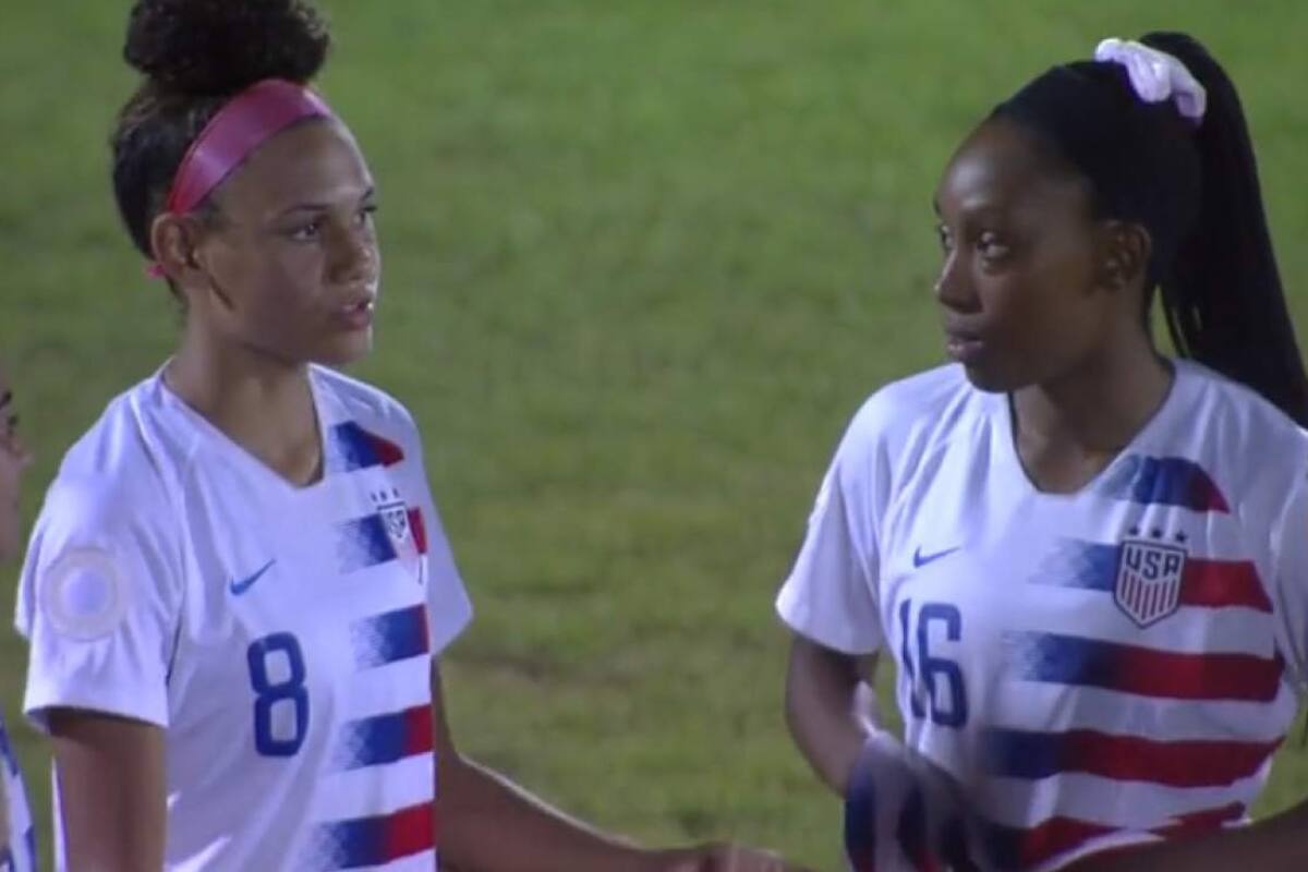 Selección femenil de E.U golea a Honduras en Premundial