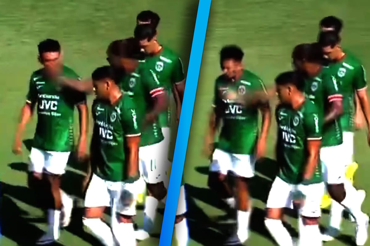 VIDEO viral: Capitán del Marathón abofetea a su compañero en plena cancha