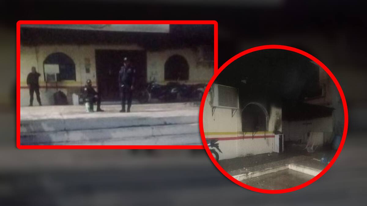 Fotografía ilustrativa de archivo. Grupo armado irrumpe e incendia ayuntamiento en Chiapas.