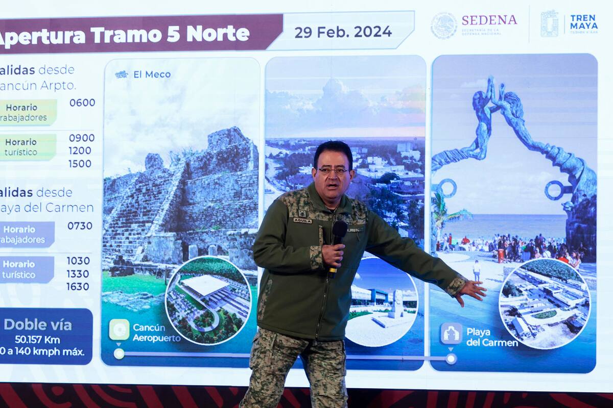 Tren Maya ha transportado a mil 787 turistas extranjeros desde su apertura