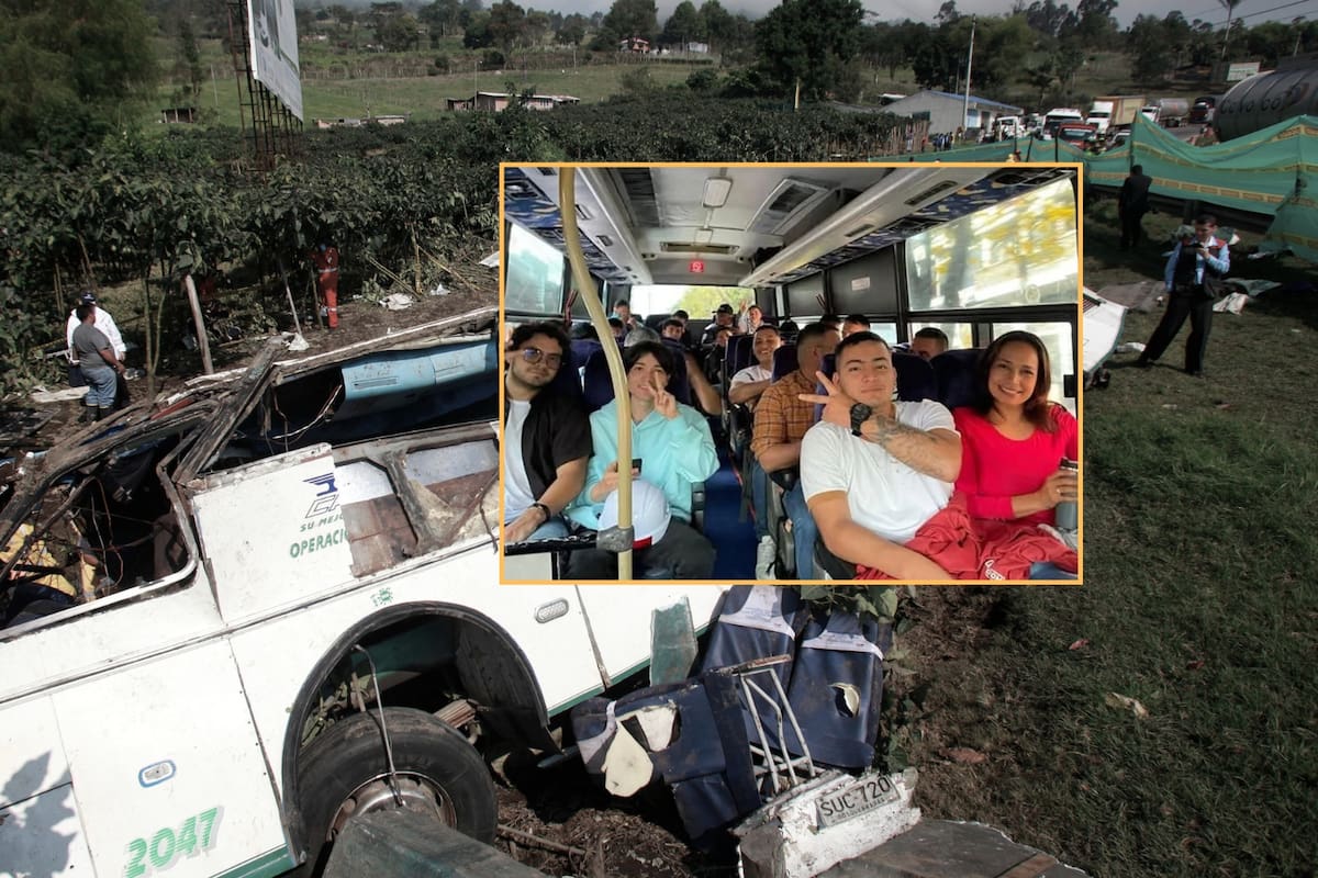 Al menos 10 estudiantes muertos y 11 heridos luego de que autobús con falla en los frenos cayera desde un puente en Colombia