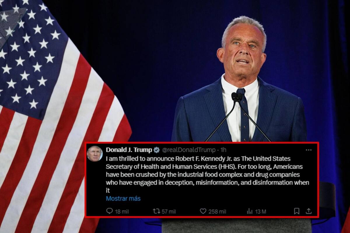 Trump anuncia a Robert F. Kennedy Jr. como nuevo secretario de Salud de EU