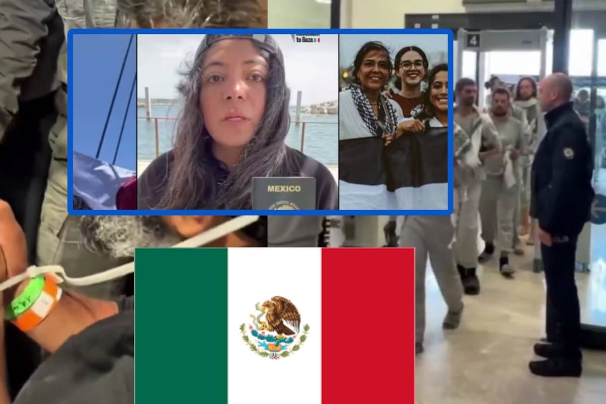Voluntarios mexicanos de la Flotilla Global Sumud enfrentarán audiencias en Israel tras ser interceptados