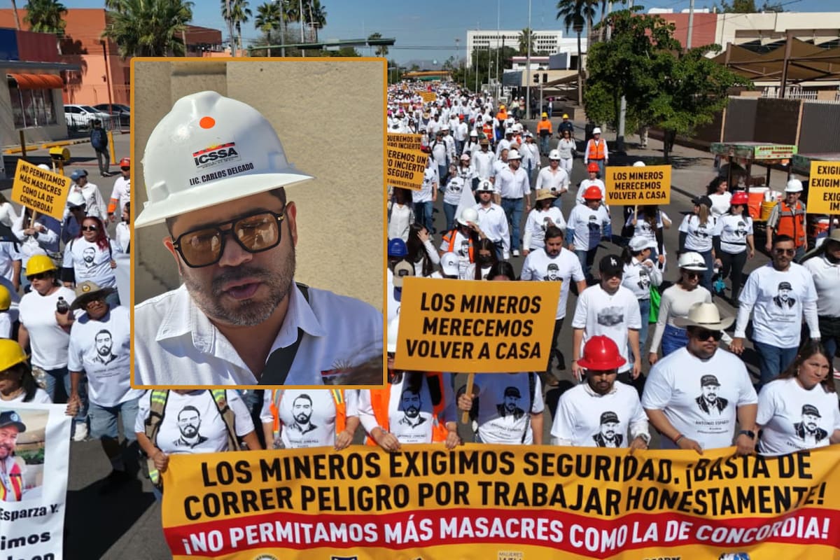 Carlos, hijo de uno de los mineros desaparecidos en Concordia, mantiene la esperanza de encontrar a su padre