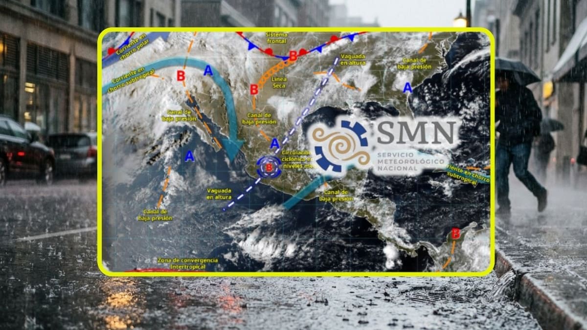 Jueves 2 y viernes 3 de abril, México estará bajo fuertes lluvias, vientos de 70 km/h y calor de 45°C en más de 20 estados