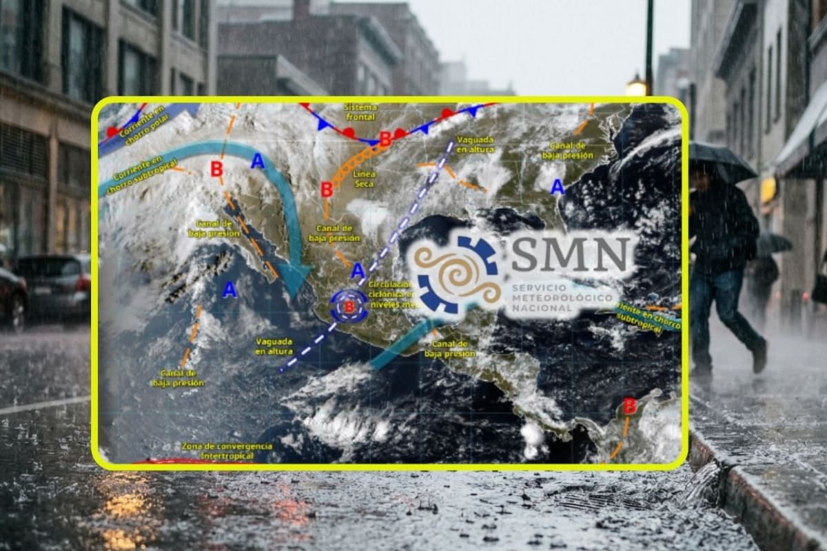 Jueves 2 y viernes 3 de abril, México estará bajo fuertes lluvias, vientos de 70 km/h y calor de 45°C en más de 20 estados