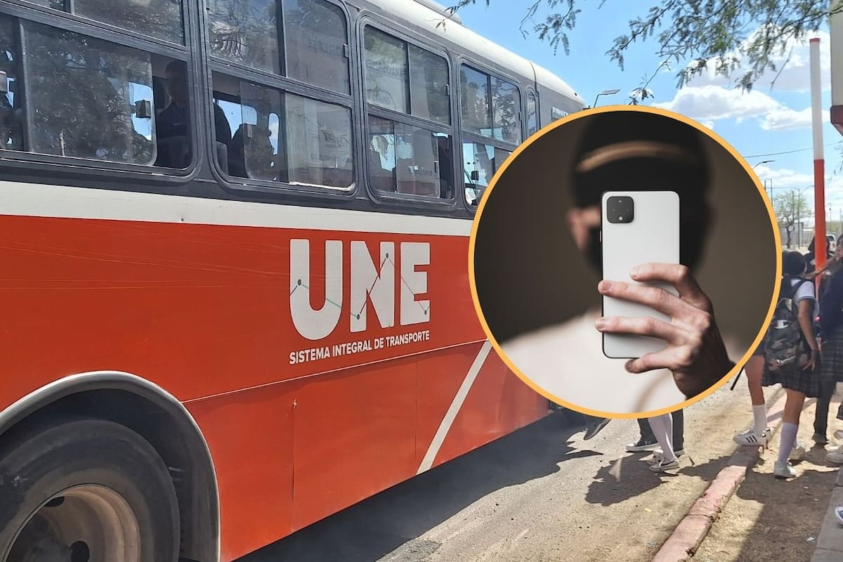 Mientras estudiantes esperaban el camión en Hermosillo, un hombre presuntamente les grabó las piernas y terminó detenido