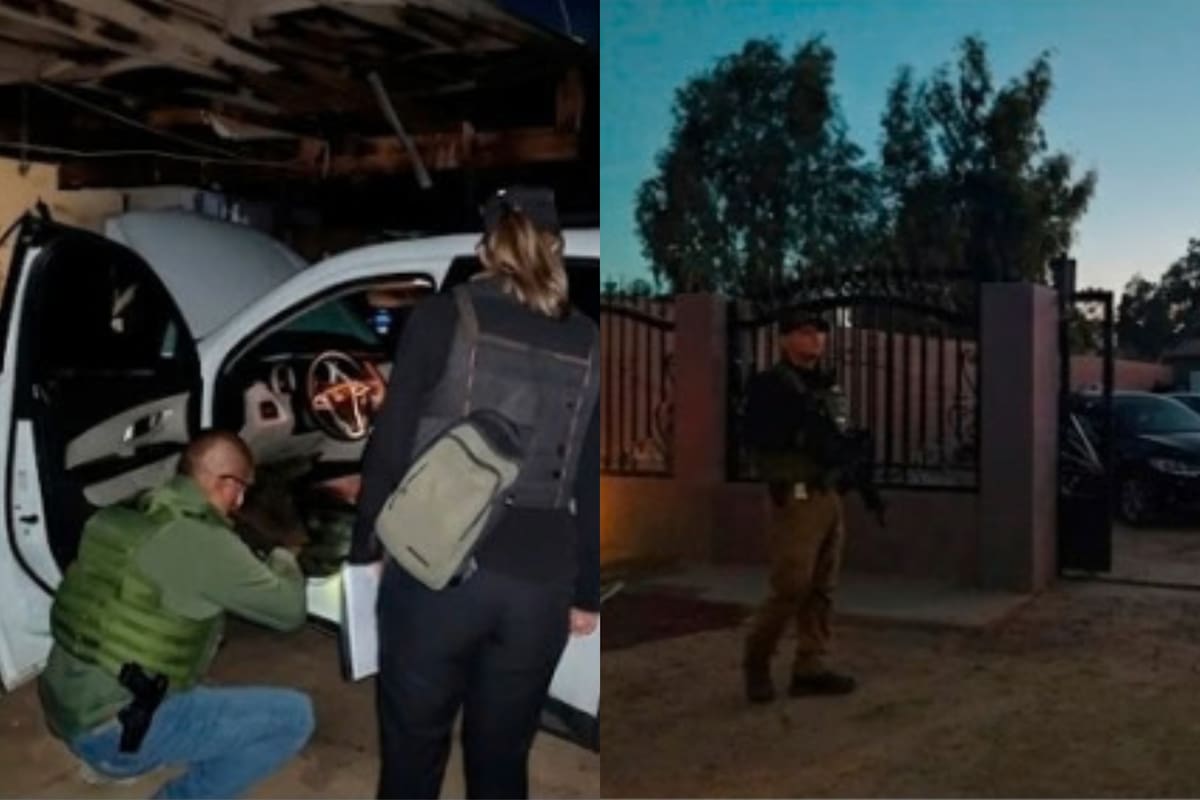 Recuperan tres carros robados durante cateos en Mexicali