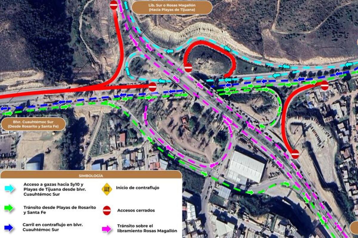 Sidurt anuncia cierres por montaje en obra del Nodo Morelos