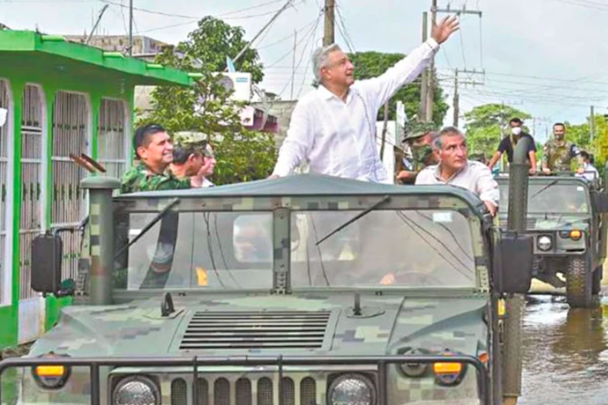 “No soy un farsante”, dice AMLO ante críticas por no “mojarse” en Tabasco