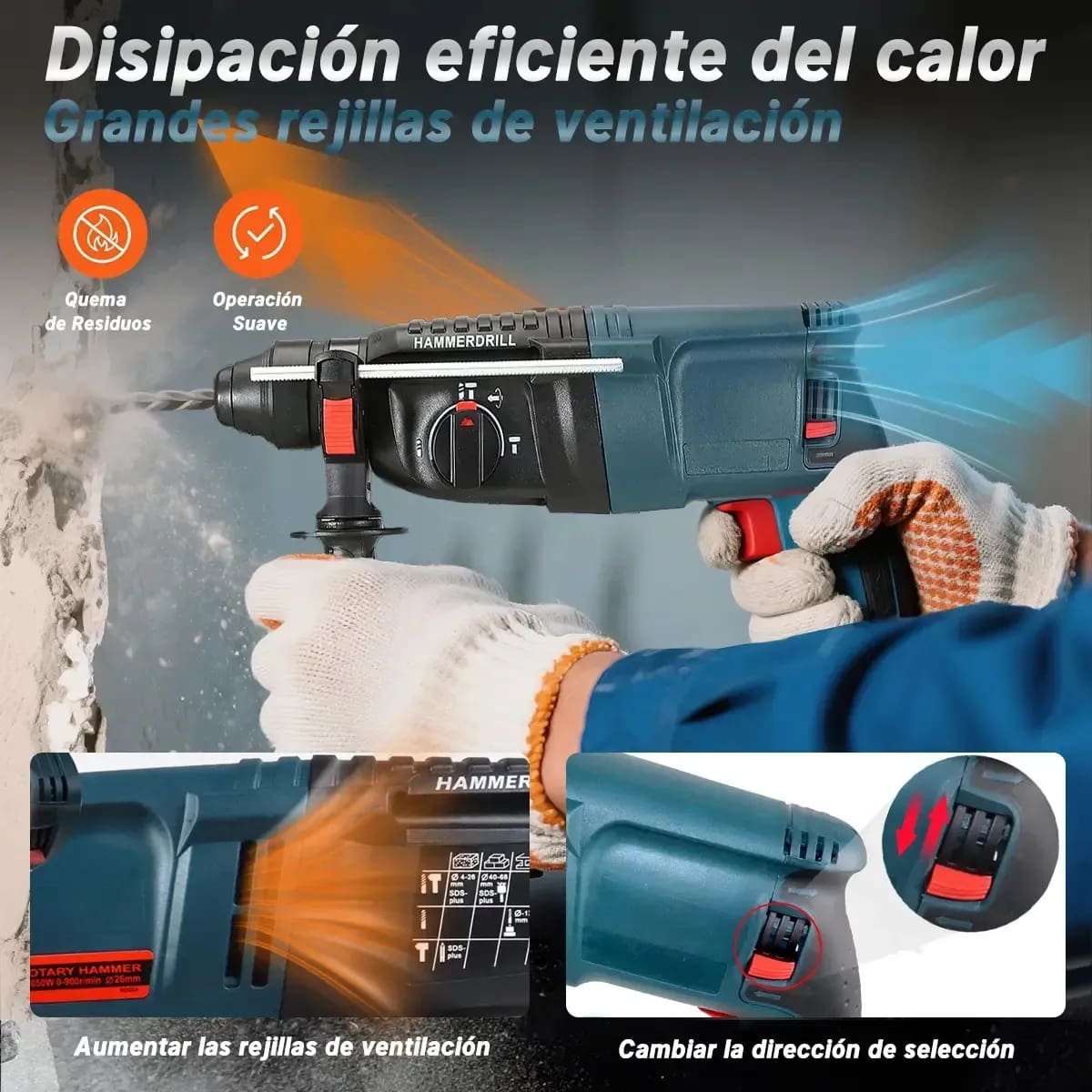 Rotomartillo de la marca Conentool de 1800W | Mercado Libre