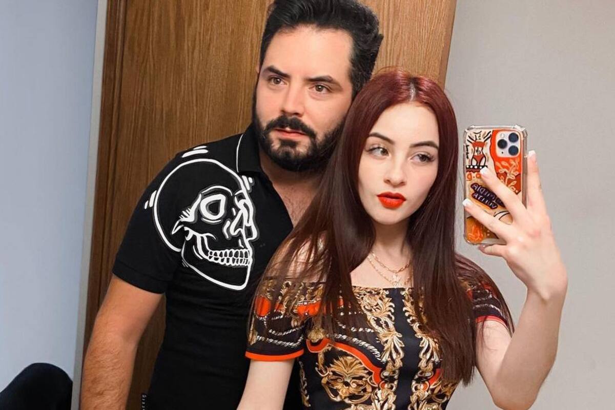 Esta fue la emotiva sesión de fotos navideña entre José Eduardo Derbez y su novia