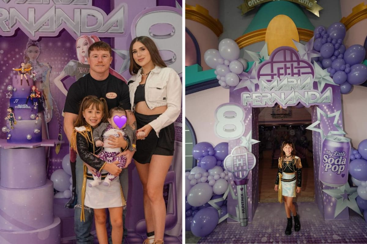 ¡Lujo y fantasía! María Fernanda, la hija del ‘Canelo’, celebra su cumpleaños con una millonaria fiesta con temática de ‘K-Pop Demon Hunters’ digna de una estrella