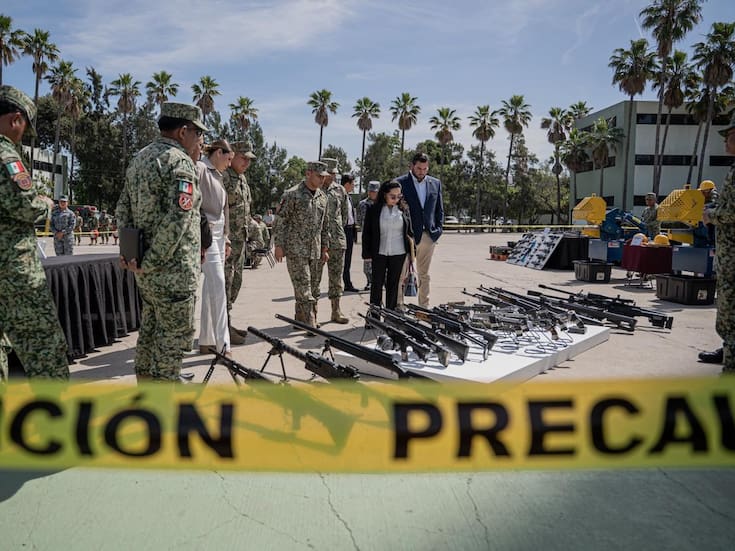 Más de 1,700 armas aseguradas son destruidas en Tijuana este 2026