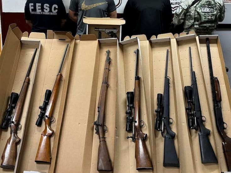 SSC en Baja California decomisa más de 340 armas en nueve meses