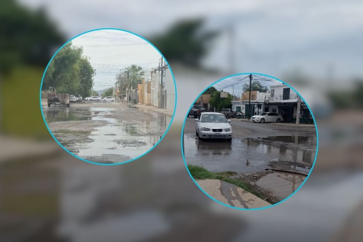 Comerciantes de Hermosillo sufren pérdidas grandes por fuga de drenaje: Ventas caen hasta 80%