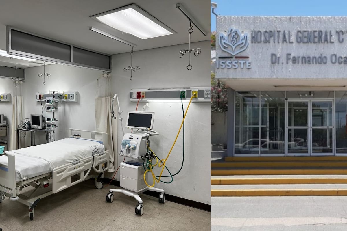 Lluvias inundan áreas de Urgencias y terapia intensiva del Hospital del ISSSTE en Hermosillo; trabajadores alertan por instalaciones eléctricas expuestas al agua