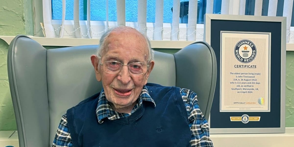 Tinniswood no se considera especial por haber alcanzado esta edad. En una reciente entrevista con Guinness World Records,