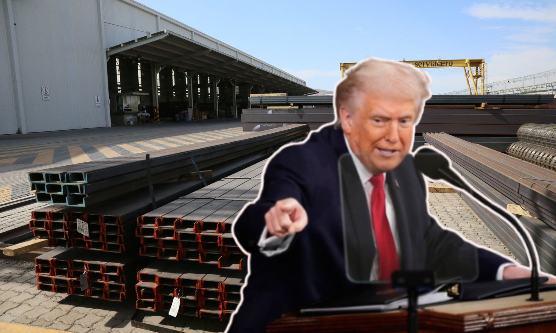 Donald Trump ajusta aranceles al acero y aluminio exentando productos con menos del 15% de metal, pero aplicará el gravamen sobre el valor total del artículo afectando la competitividad de las manufacturas en México | Archivo GH